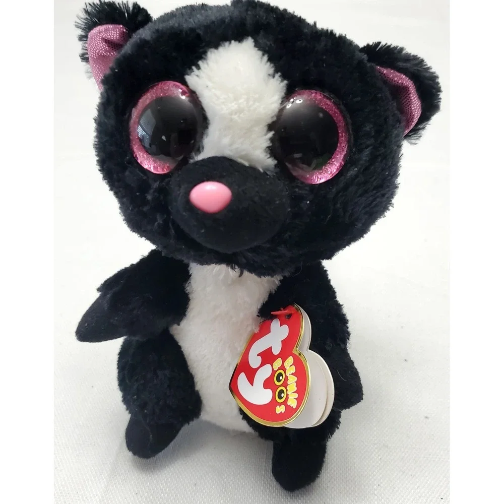 Ty Beanie Boos - FLORA‎ the Skunk (6 Inch) NEW MWMTs Plush Stuffed Animal Toy